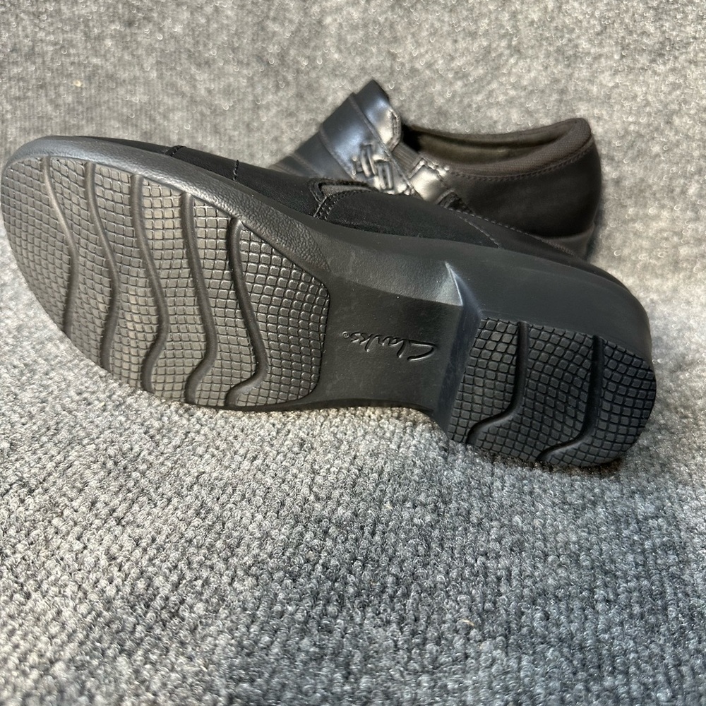 NWT women’s Clark’s Angie Pearl leather slip on shoes SZ 6.5 - Picture 8 of 8